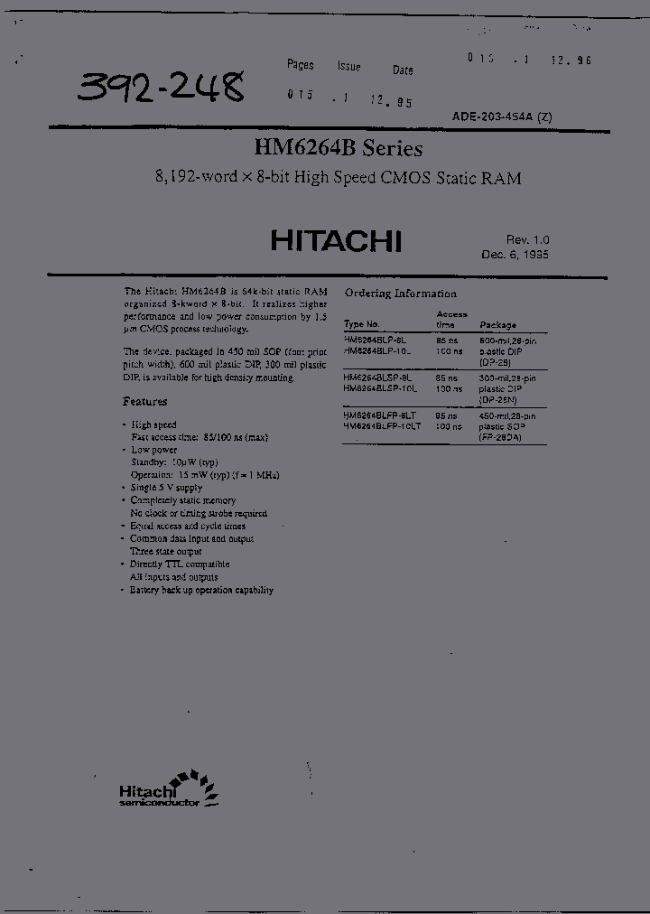 HM6264BLP10L_2072327.PDF Datasheet