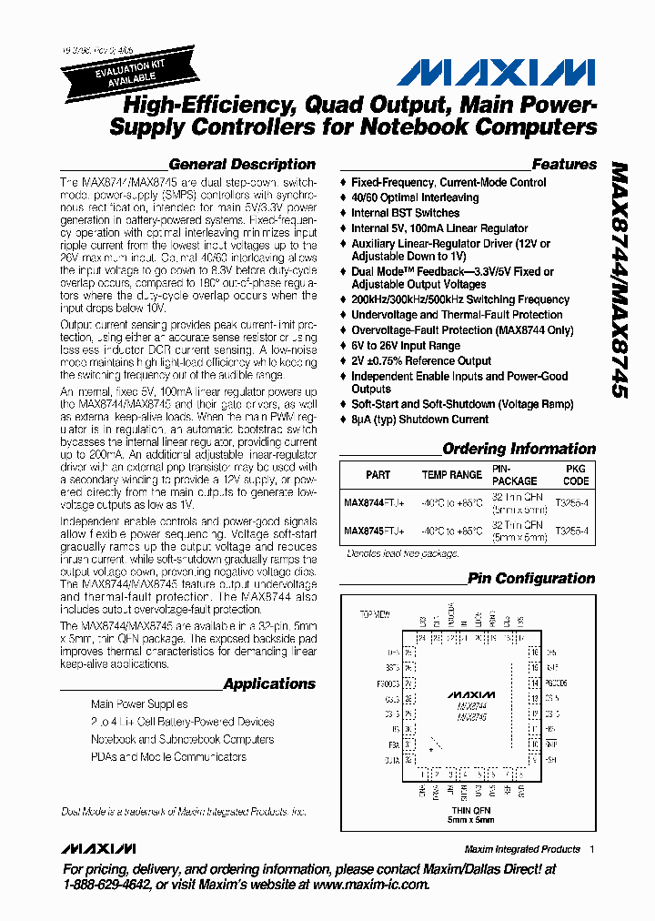 MAX8745ETJ_2073284.PDF Datasheet