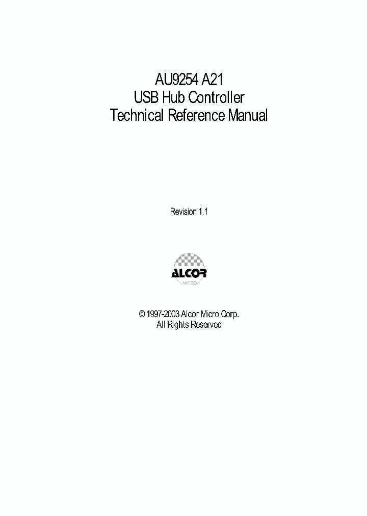 AU9254A21_2073957.PDF Datasheet