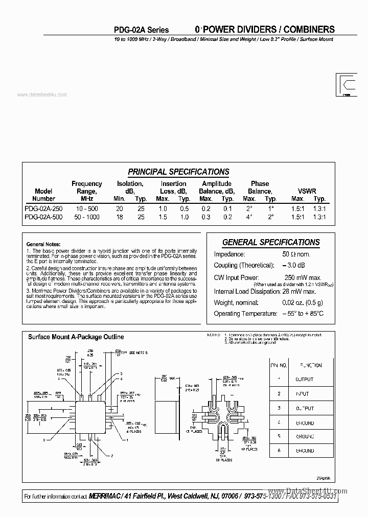 PDG-02A_2071774.PDF Datasheet