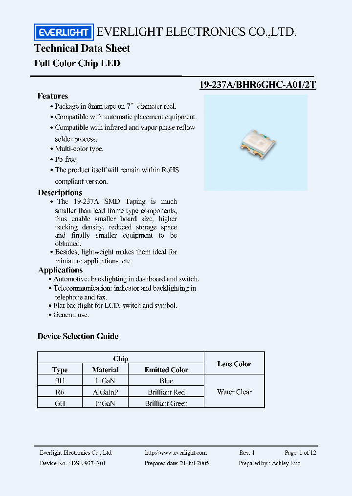 19-237A-BHR6GHC-A01-2T_2073953.PDF Datasheet