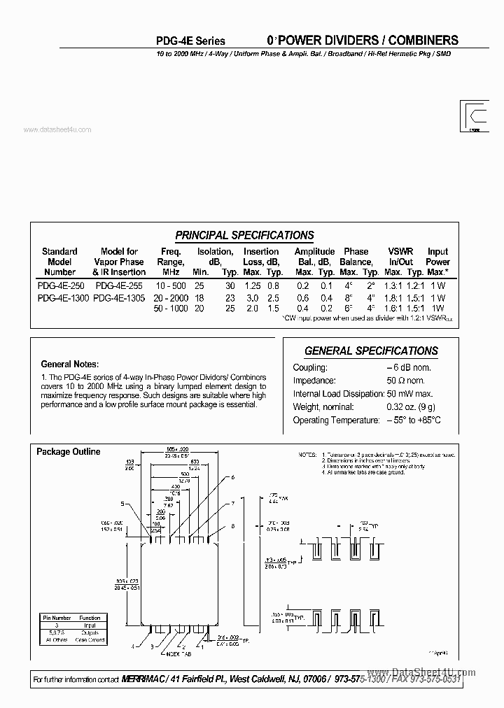 PDG-4E_2071778.PDF Datasheet