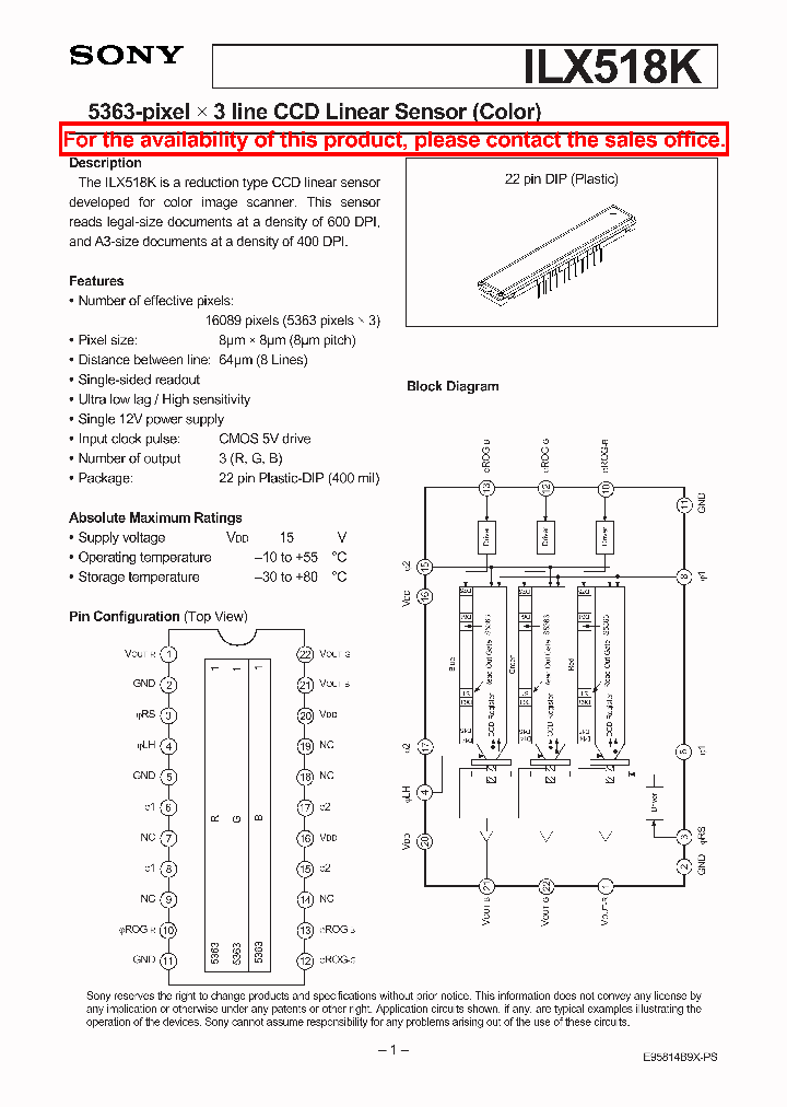 ILX518K_2076435.PDF Datasheet