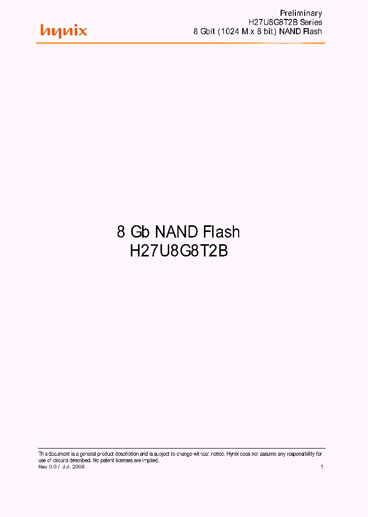 H27U8G8T2B_2077355.PDF Datasheet