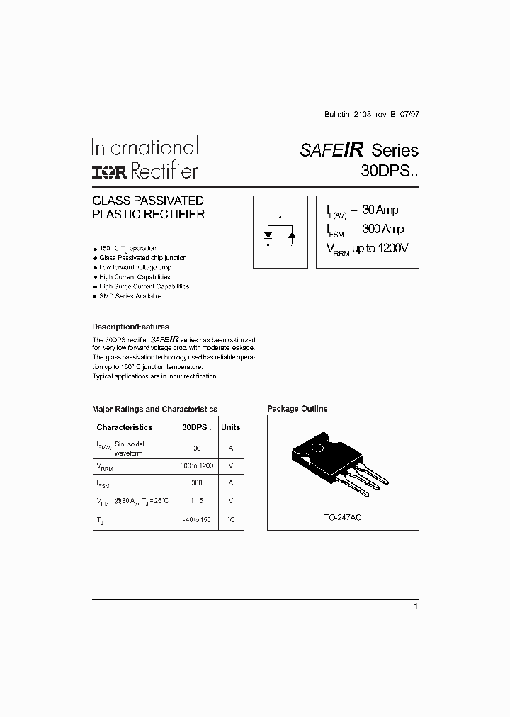 30DPS_2079301.PDF Datasheet