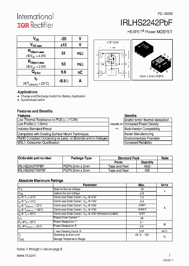 IRLHS2242TR2PBF_2080115.PDF Datasheet