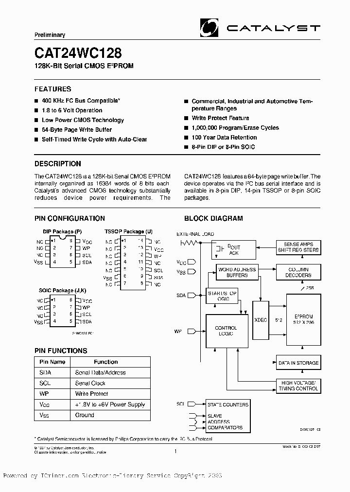 CAT24WC128PI-27_2081397.PDF Datasheet