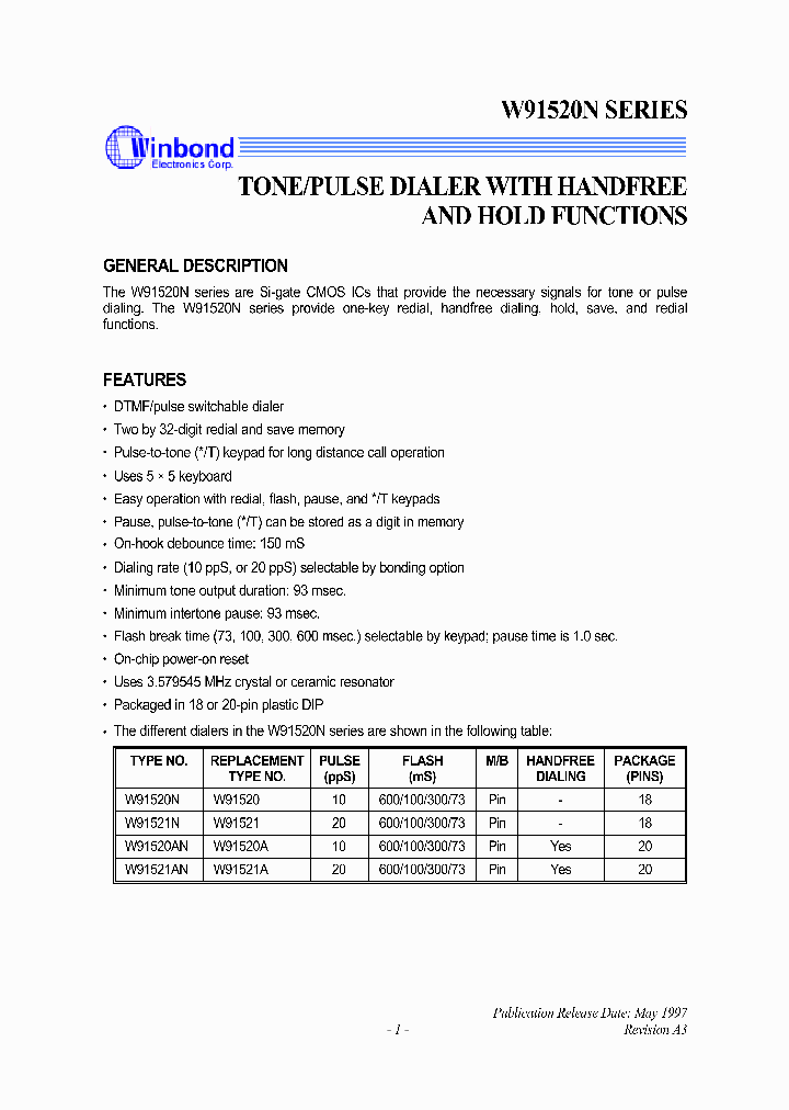W9152XN_2081511.PDF Datasheet