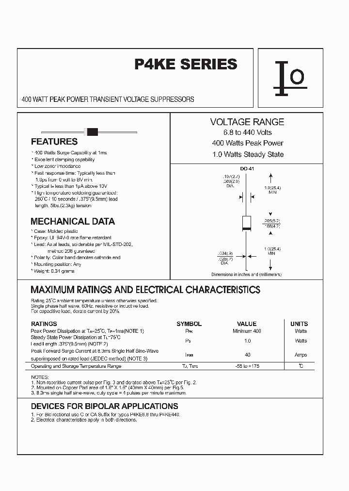 P4KE250A_2081563.PDF Datasheet