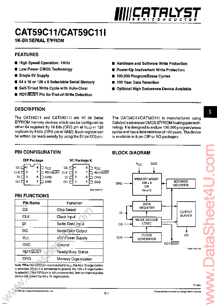 CAT59C11_2082560.PDF Datasheet