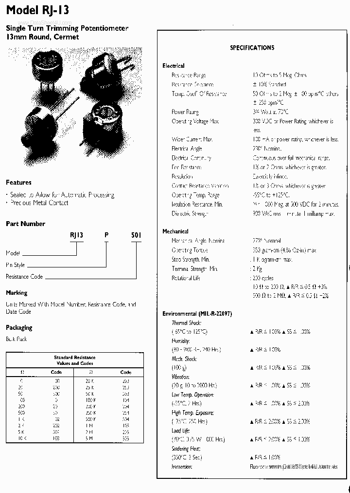 RJ13BXXXX_2082730.PDF Datasheet