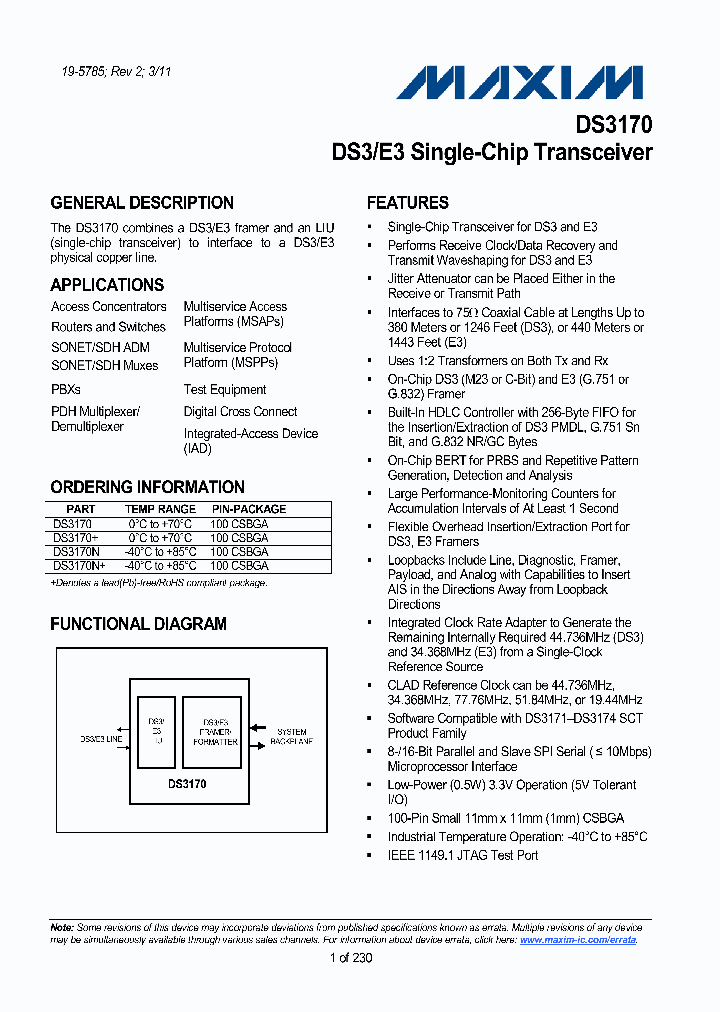 DS3170LN_2085217.PDF Datasheet