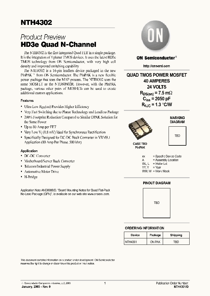 NTH4302D_2085444.PDF Datasheet