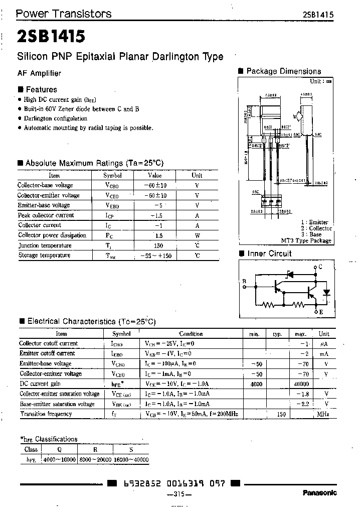 2SB1415Q_2085461.PDF Datasheet