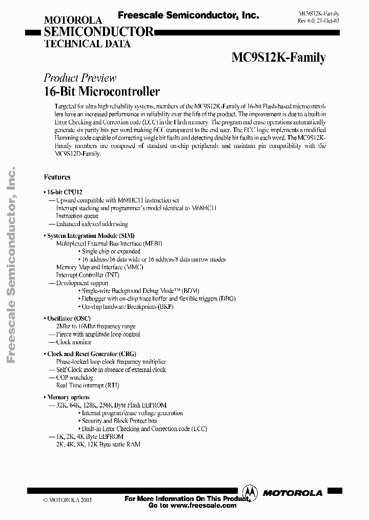 MC9S12K-FAMILY_2085527.PDF Datasheet
