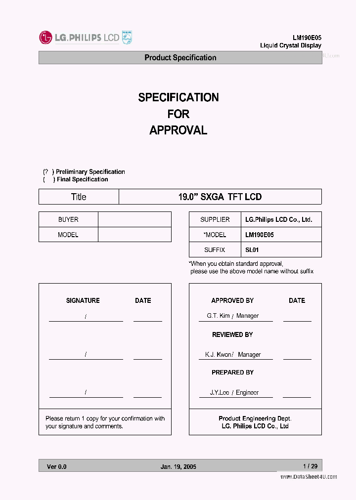 LM190E05-SL01_2085887.PDF Datasheet