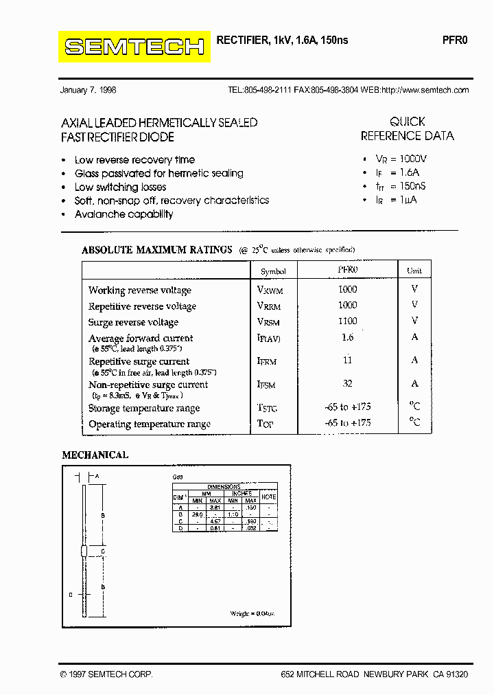 PFR0_2086717.PDF Datasheet