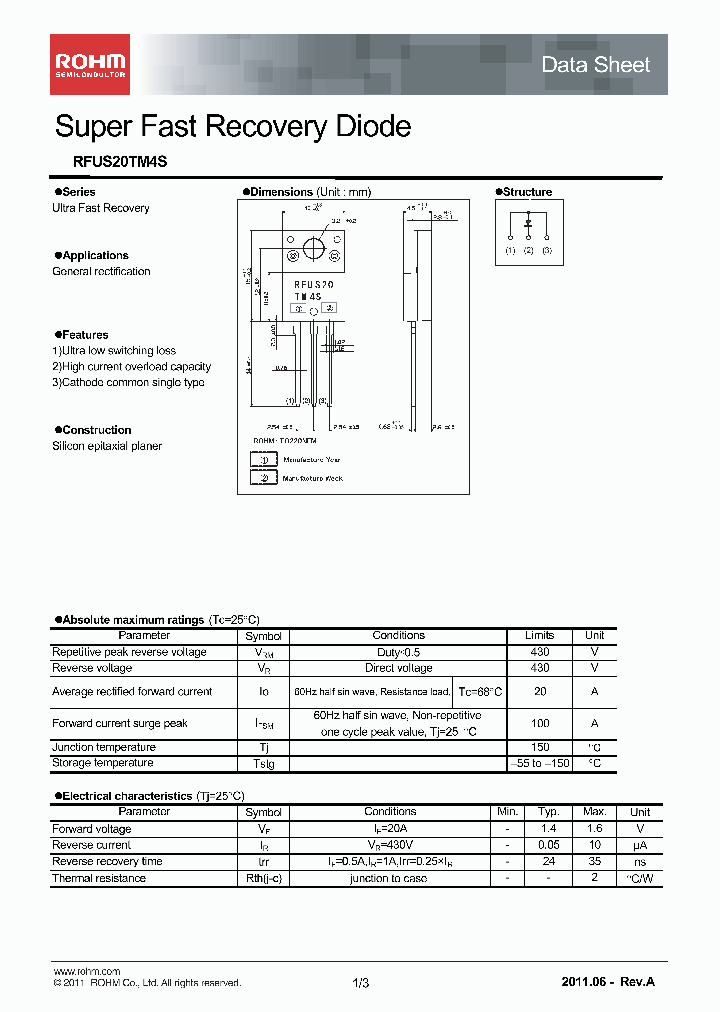 RFUS20TM4S11_2087298.PDF Datasheet
