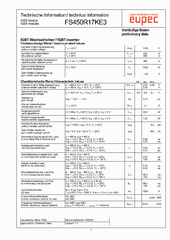 DBFS450R17KE321_2089070.PDF Datasheet