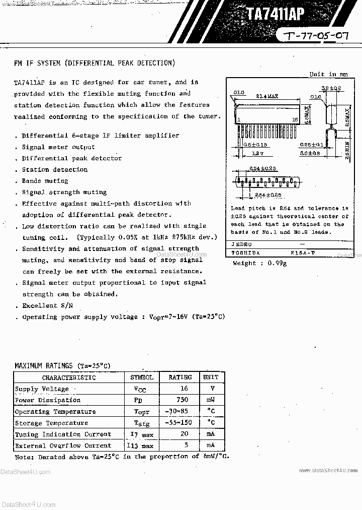 TA7411AP_2088713.PDF Datasheet