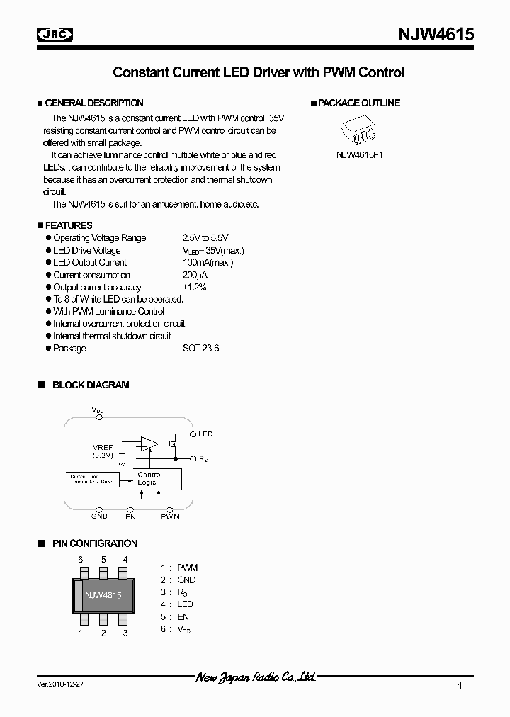NJW4615_2088879.PDF Datasheet