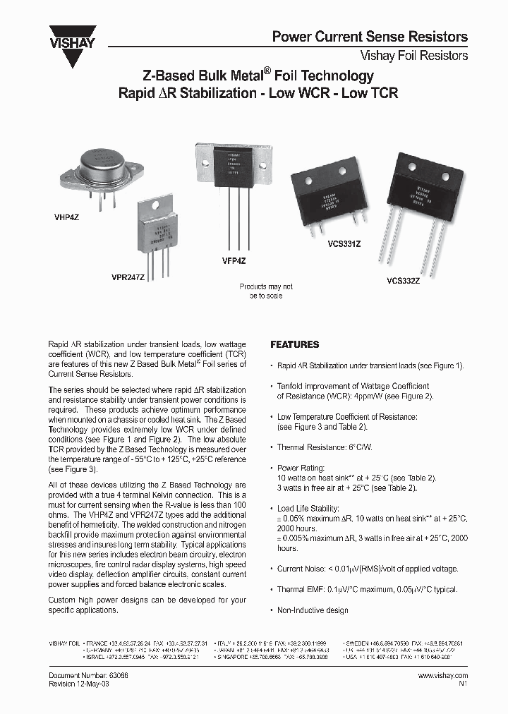 POWERCURRENTSENSERESISTORS_2089605.PDF Datasheet