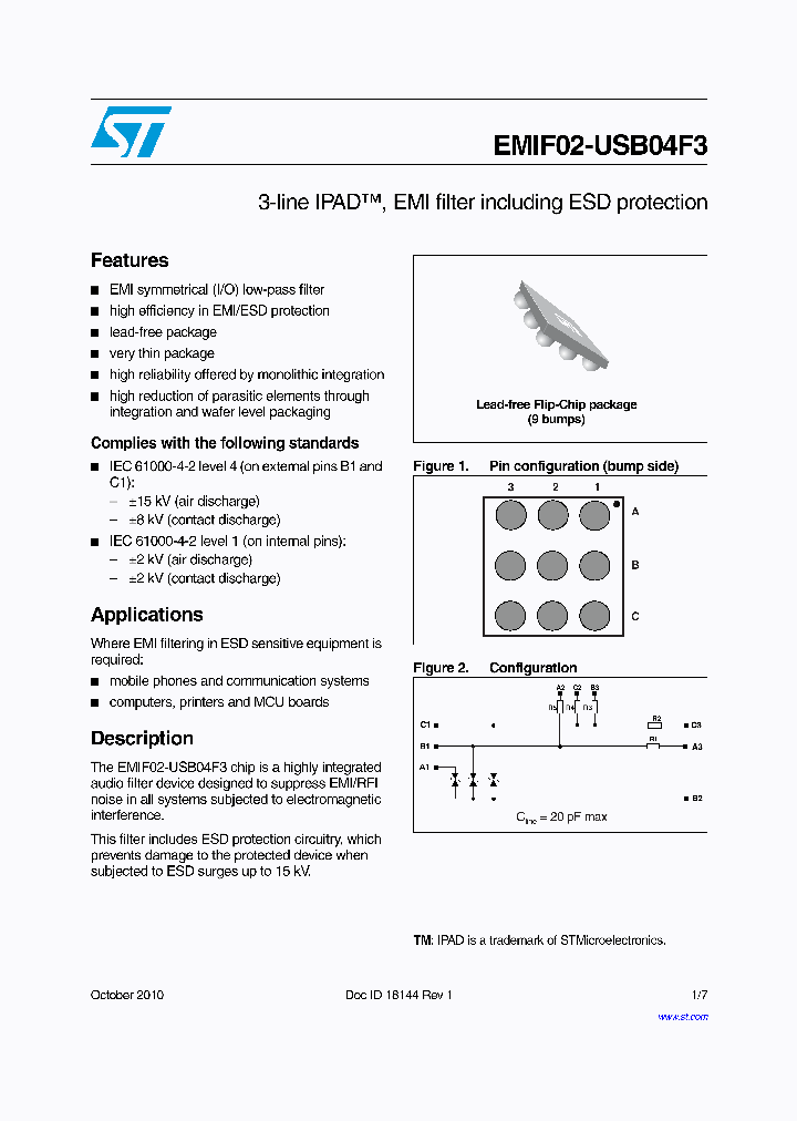 EMIF02-USB04F3_2090273.PDF Datasheet