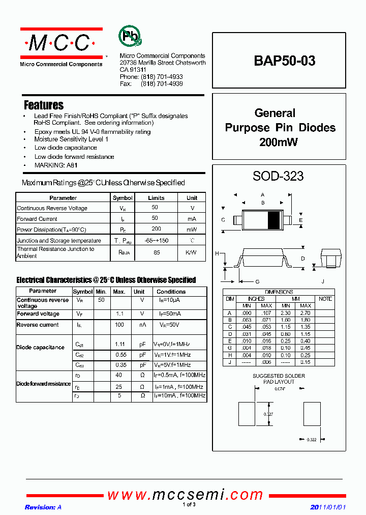 BAP50-03_2091341.PDF Datasheet