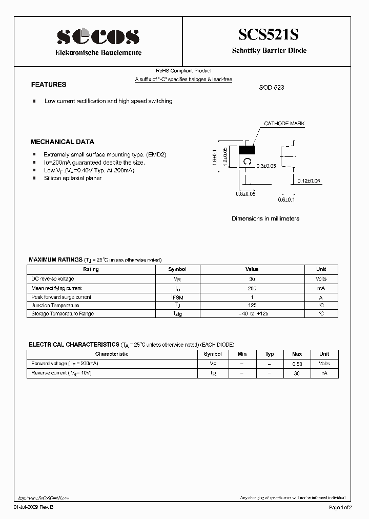 SCS521S_2092961.PDF Datasheet