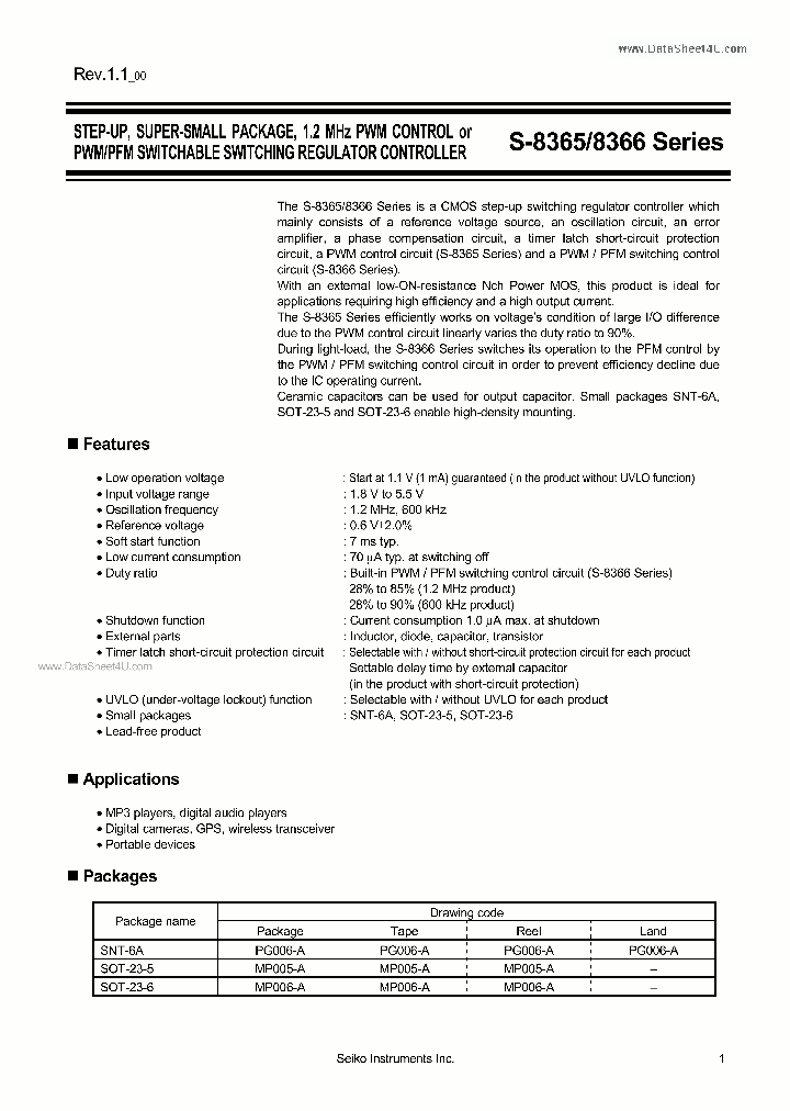 S-8365_2093226.PDF Datasheet