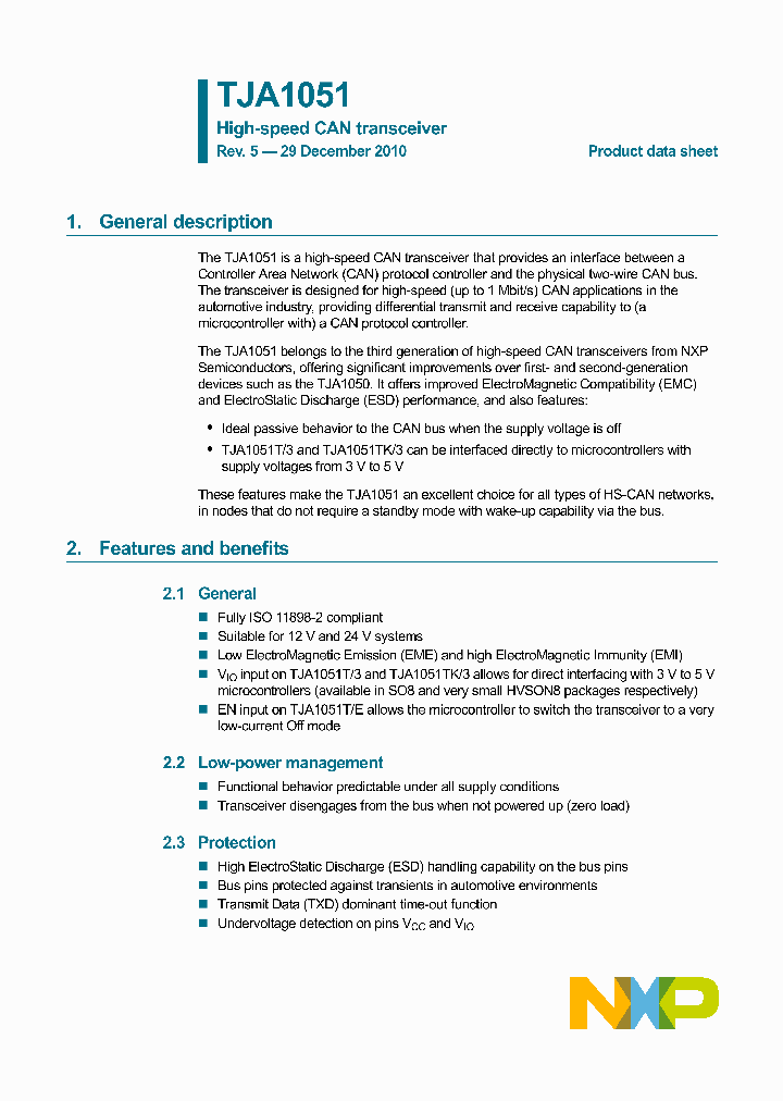 TJA1051T3112_2093539.PDF Datasheet