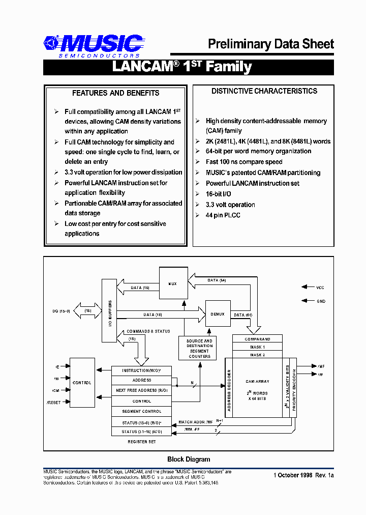 MU9C8481L-10DC_2093449.PDF Datasheet