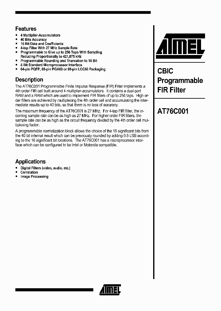 AT76C001_2093712.PDF Datasheet
