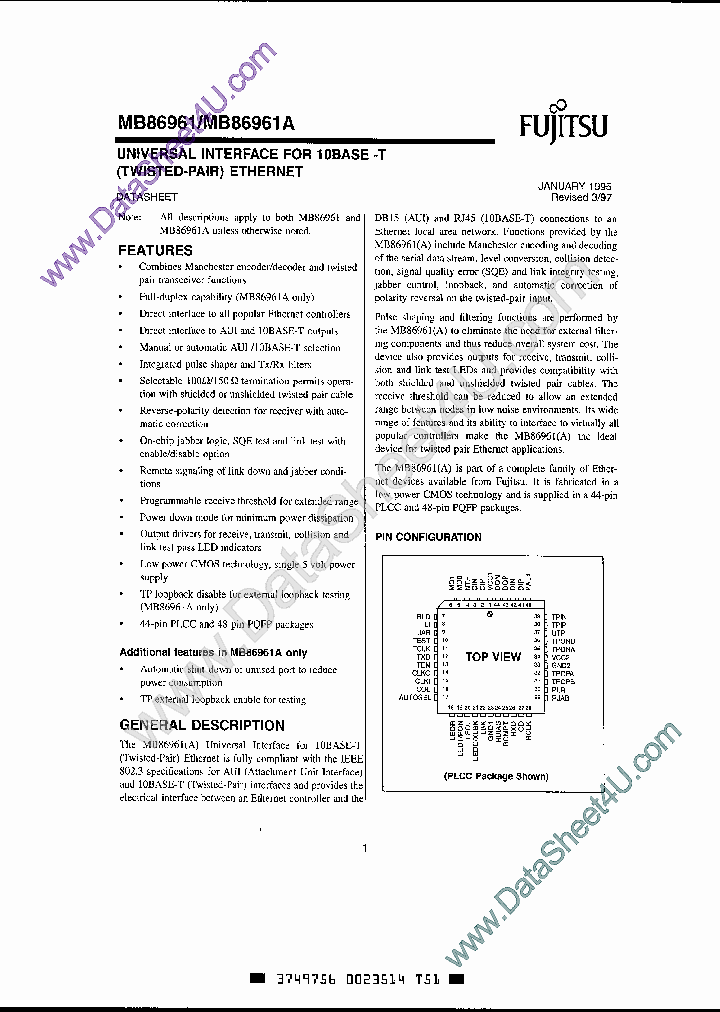 MB86961_2094965.PDF Datasheet