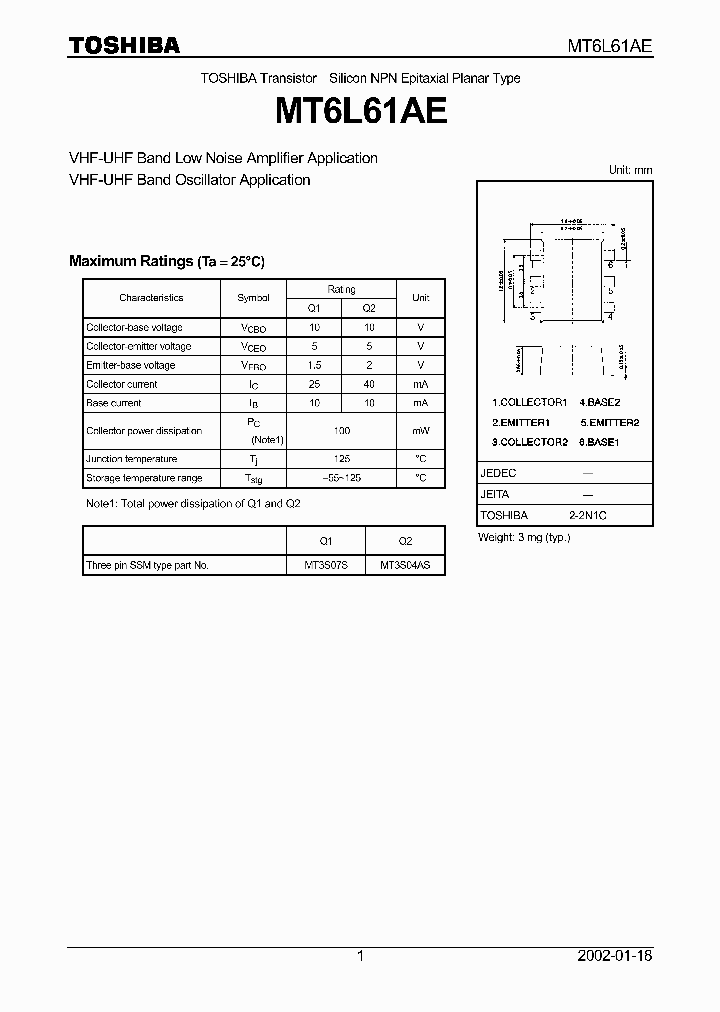 MT6L61AE_2095396.PDF Datasheet