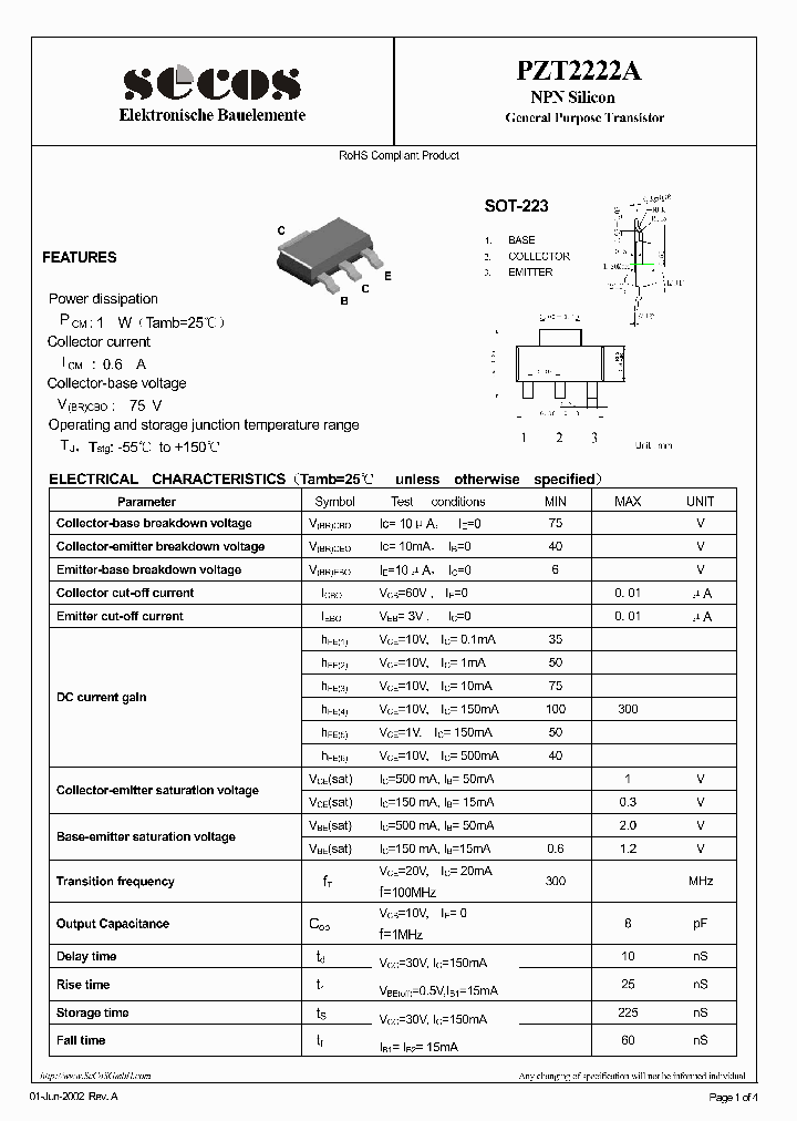 PZT2222A_2096292.PDF Datasheet