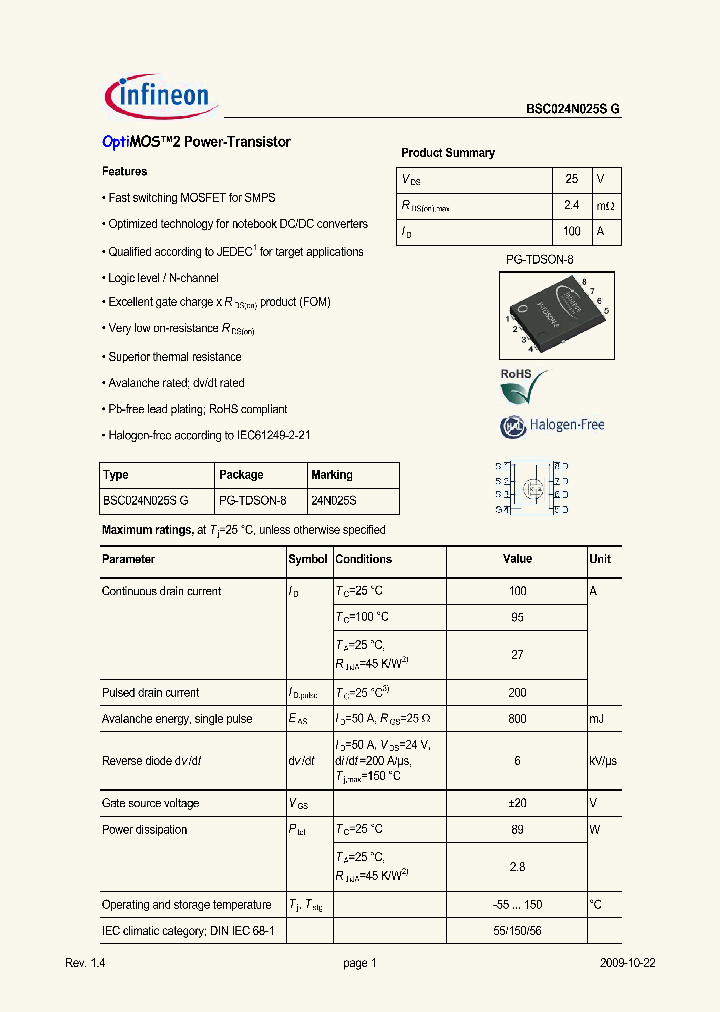 BSC024N025SG_2096947.PDF Datasheet
