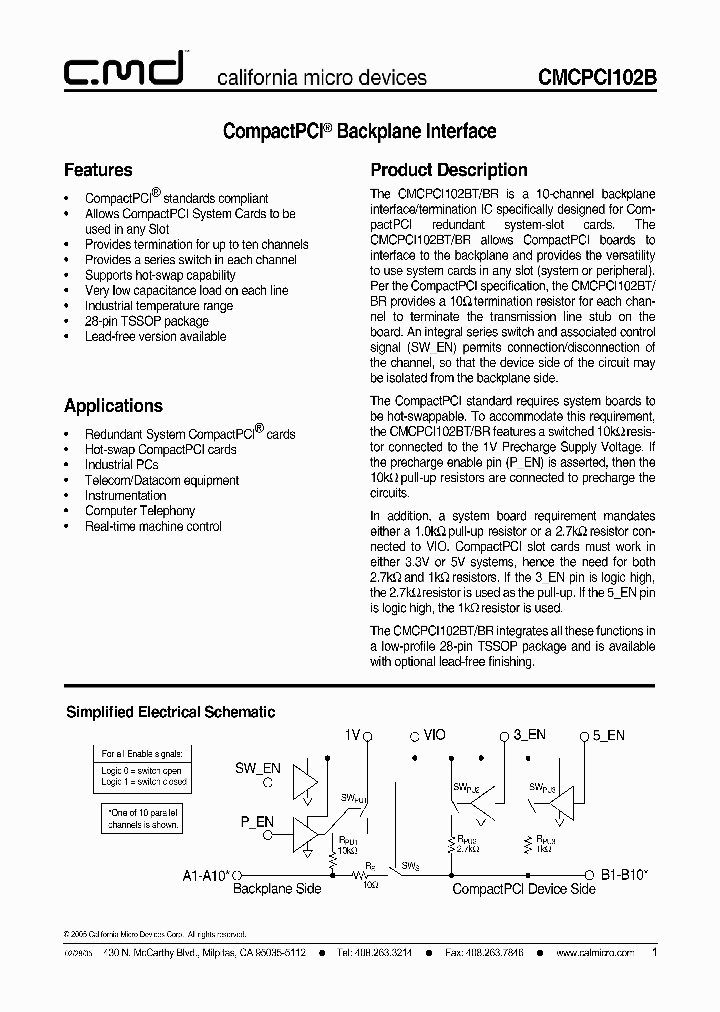 CMCPCI102B_2098305.PDF Datasheet