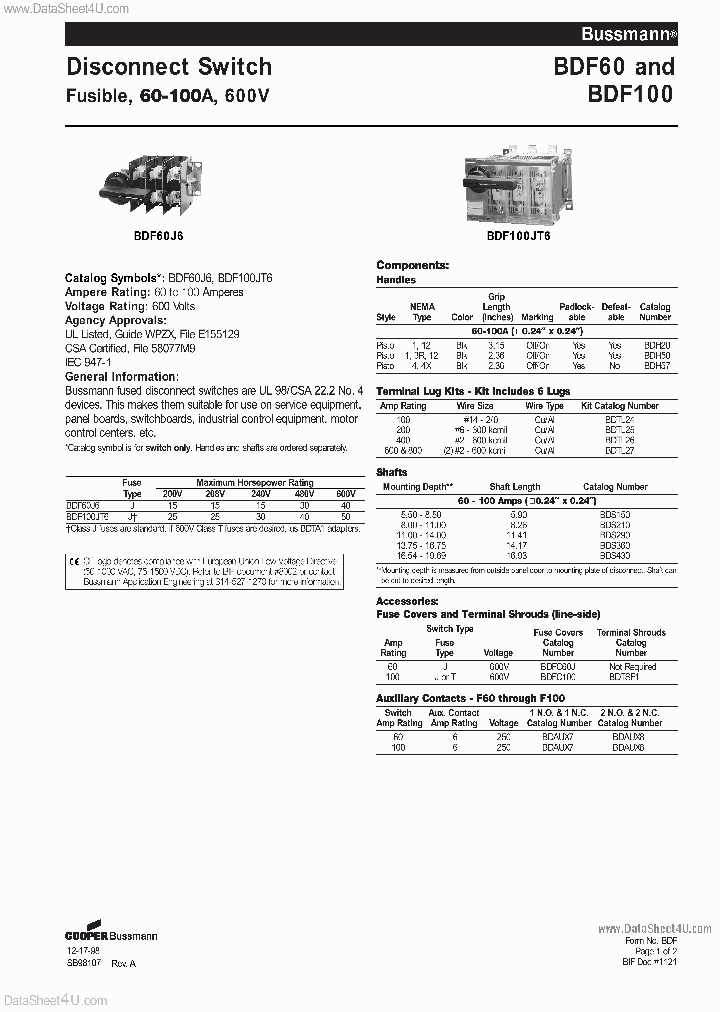 BDF100_2098601.PDF Datasheet