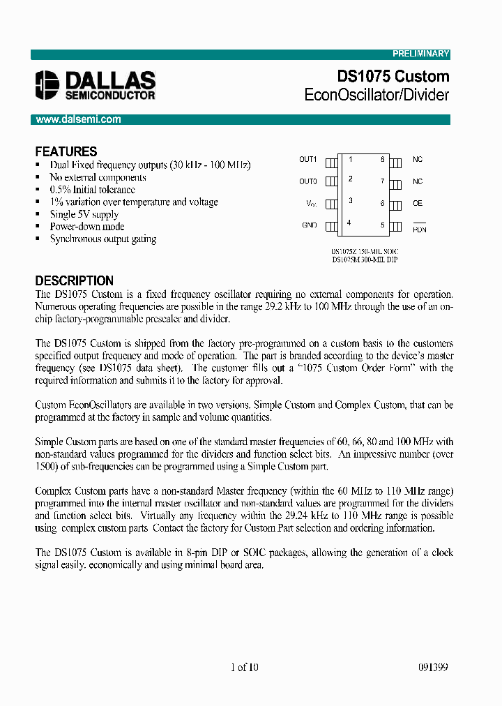 DS1075-CUSTOM_2101161.PDF Datasheet