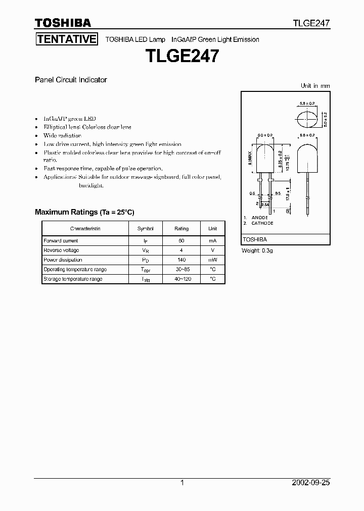 TLGE247_2104449.PDF Datasheet