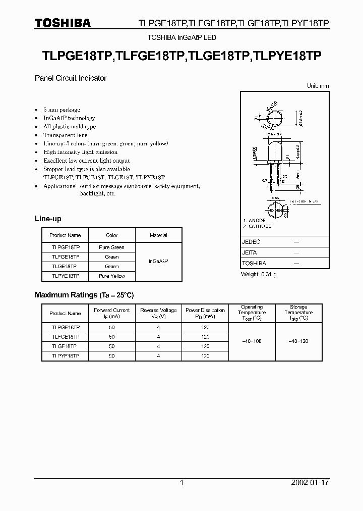 TLFGE18TP_2104431.PDF Datasheet