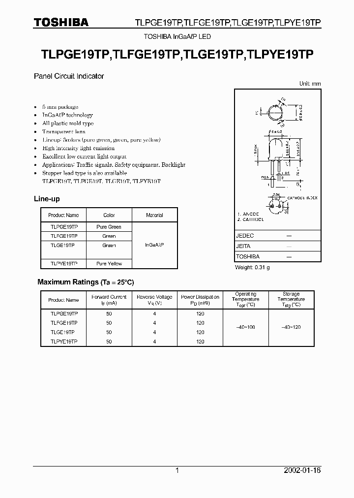 TLFGE19TP_2104433.PDF Datasheet
