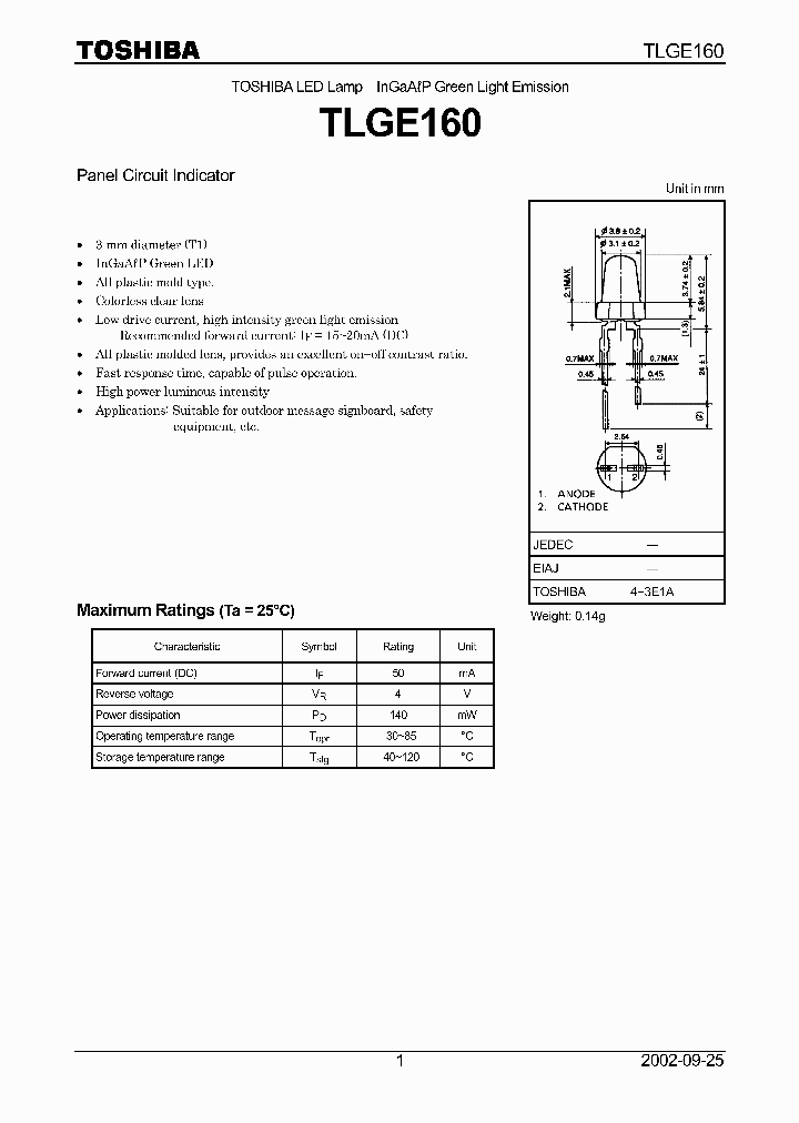 TLGE160_2104441.PDF Datasheet