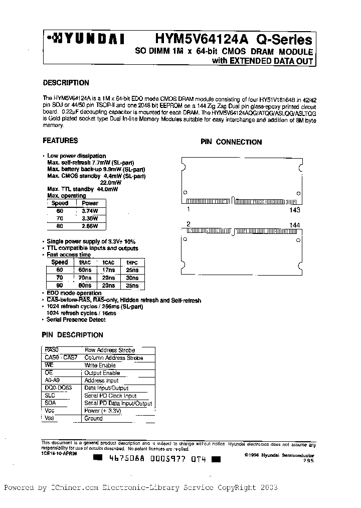 HYM5V64124ASLTQG-80_2104866.PDF Datasheet