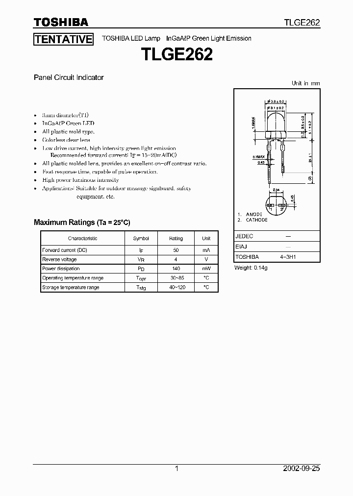 TLGE262_2104452.PDF Datasheet