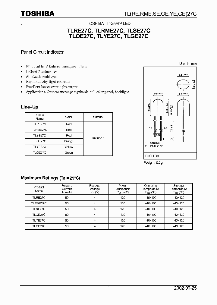 TLGE27C_2104454.PDF Datasheet