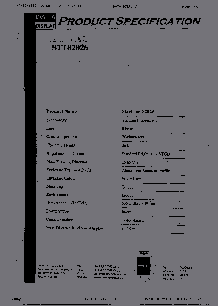 STARCOM82026TOTEM_2105413.PDF Datasheet
