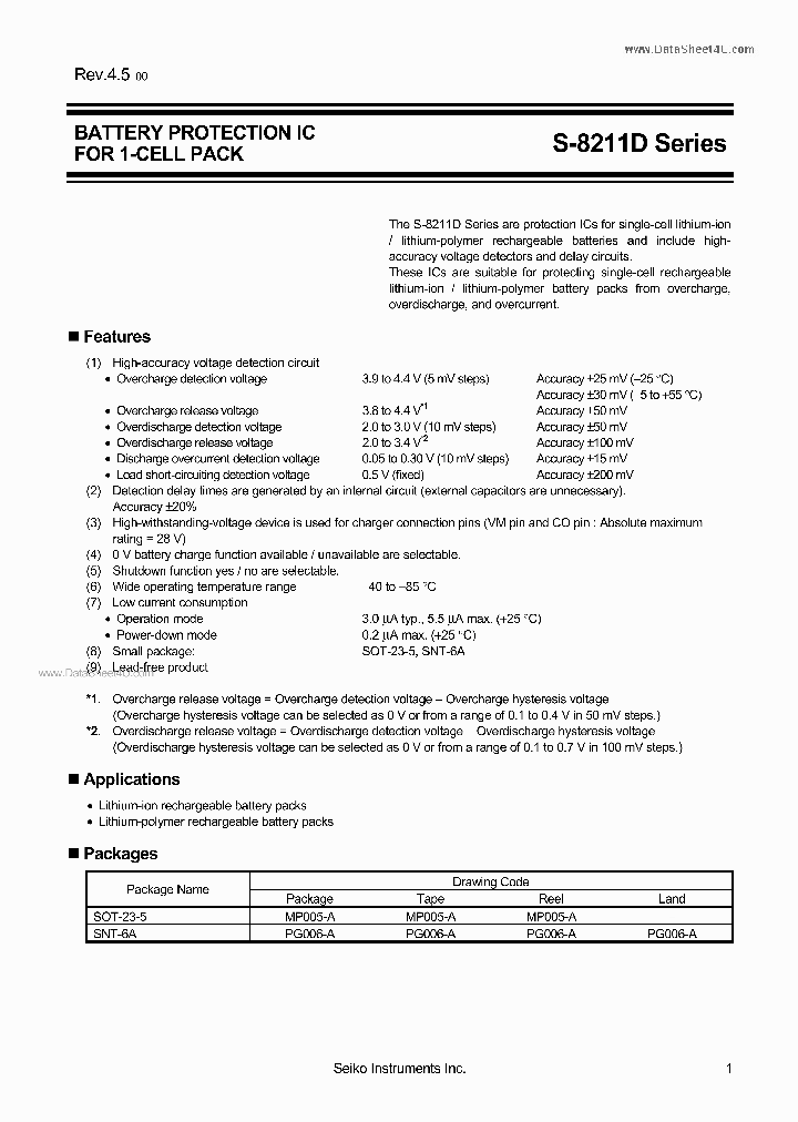 S-8211D_2107128.PDF Datasheet