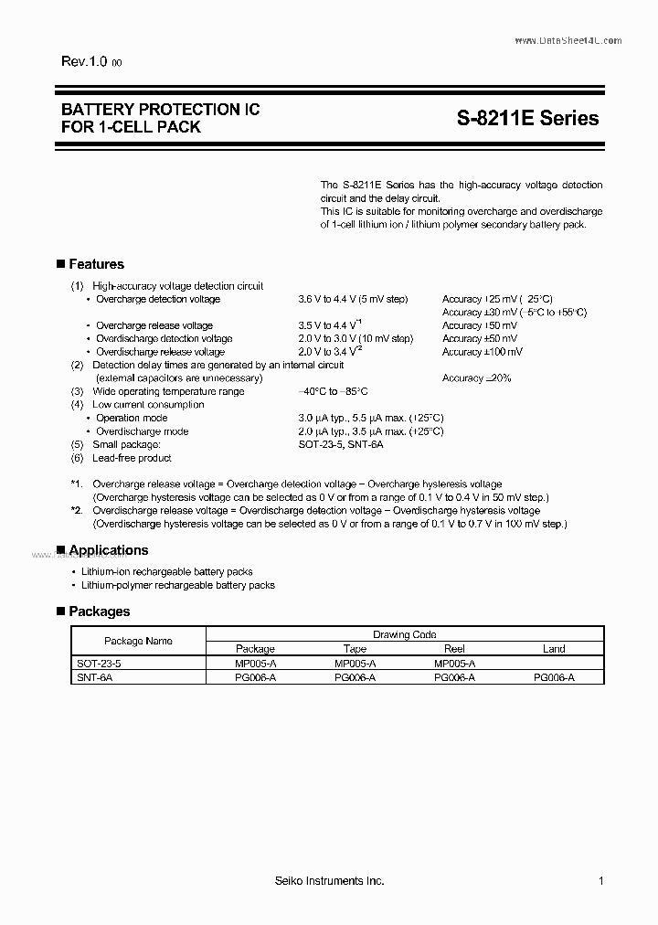 S-8211E_2107129.PDF Datasheet